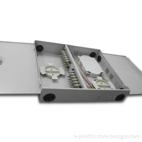 Wall Mount Patch Panel with Aluminum Housing and Epoxy Coating